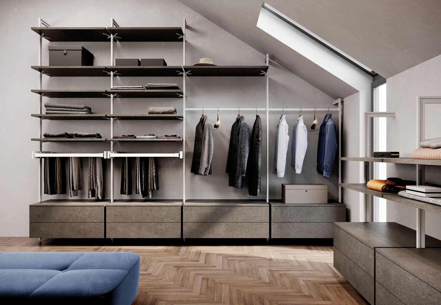 Effiziente Kleiderschrank Organisation und Ankleide Systeme
