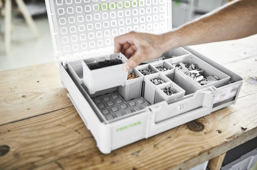 Festool Systainer mit Einsatzboxen für eine bessere Ordnung